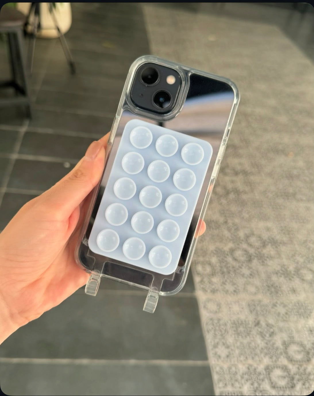 New Magnetic Phone Holder For Magsafe Suction Cup Silicone Magnet Wall Mount Stand